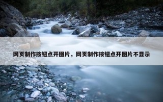 网页制作按钮点开图片，网页制作按钮点开图片不显示