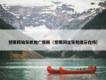 想要网站导航推广版新（想要网址导航提示在线）