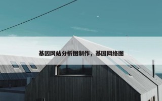 基因网站分析图制作，基因网络图