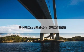 巴中开江seo网站优化（开江在线网）