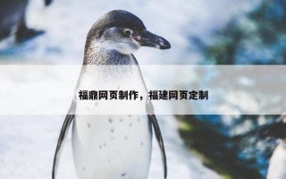 福鼎网页制作，福建网页定制