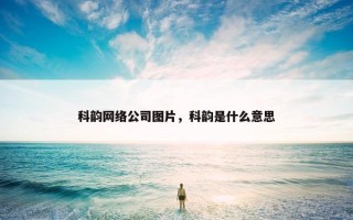科韵网络公司图片，科韵是什么意思