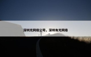 深圳光网络公司，深圳有光网络