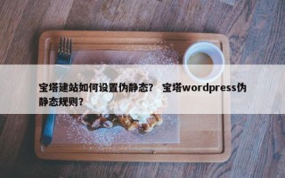 宝塔建站如何设置伪静态？ 宝塔wordpress伪静态规则？