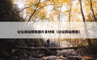 论坛建站模板图片素材库（论坛网站模板）