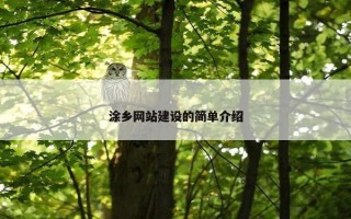 涂乡网站建设的简单介绍