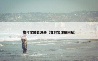支付宝域名注册（支付宝注册网址）