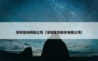 深圳龙动网络公司（深圳龙东股份有限公司）