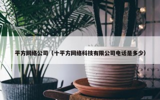 平方网络公司（十平方网络科技有限公司电话是多少）