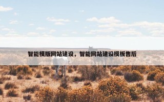 智能模版网站建设，智能网站建设模板售后