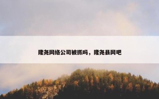隆尧网络公司被抓吗，隆尧县网吧