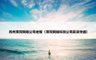 苏州薄荷网络公司老板（薄荷网络科技公司薪资待遇）