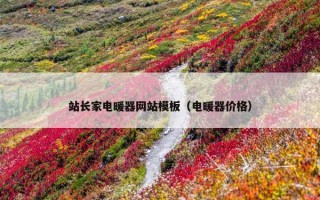 站长家电暖器网站模板（电暖器价格）