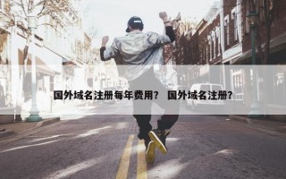 国外域名注册每年费用？ 国外域名注册？