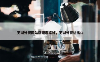 芜湖外贸网站搭建哪家好，芜湖外贸进出口