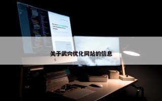 关于武穴优化网站的信息