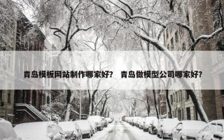 青岛模板网站制作哪家好？ 青岛做模型公司哪家好？