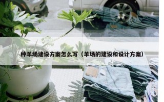 种羊场建设方案怎么写（羊场的建设和设计方案）
