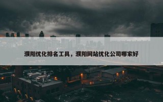 濮阳优化排名工具，濮阳网站优化公司哪家好