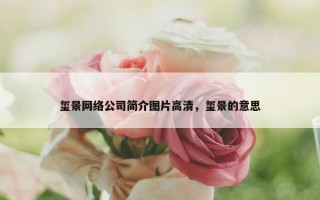 玺景网络公司简介图片高清，玺景的意思