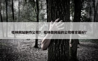 桂林网站制作公司？ 桂林做网站的公司哪家最好？