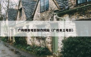 广州哪有电影制作网站（广州本土电影）