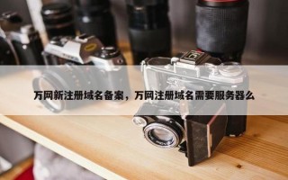 万网新注册域名备案，万网注册域名需要服务器么