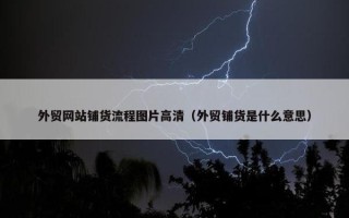 外贸网站铺货流程图片高清（外贸铺货是什么意思）