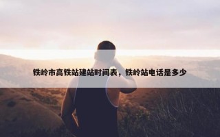 铁岭市高铁站建站时间表，铁岭站电话是多少