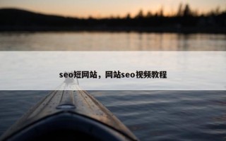 seo短网站，网站seo视频教程