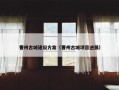 曹州古城建设方案（曹州古城项目进展）