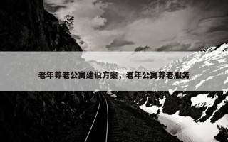 老年养老公寓建设方案，老年公寓养老服务