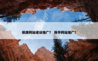 保康网站建设推广？ 保亭网站推广？