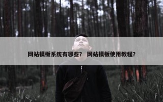 网站模板系统有哪些？ 网站模板使用教程？