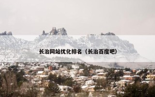 长治网站优化排名（长治百度吧）