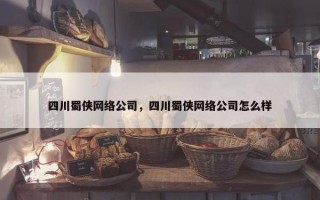 四川蜀侠网络公司，四川蜀侠网络公司怎么样