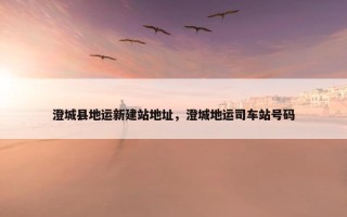 澄城县地运新建站地址，澄城地运司车站号码