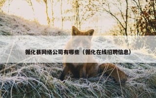 循化县网络公司有哪些（循化在线招聘信息）