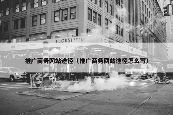推广商务网站途径（推广商务网站途径怎么写）-第1张图片-冷动云
