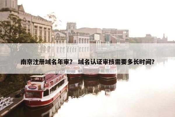 南京注册域名年审？ 域名认证审核需要多长时间？-第1张图片-冷动云