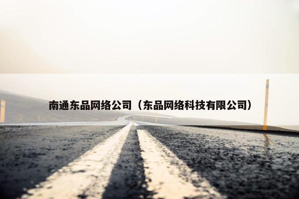 南通东品网络公司（东品网络科技有限公司）-第1张图片-冷动云