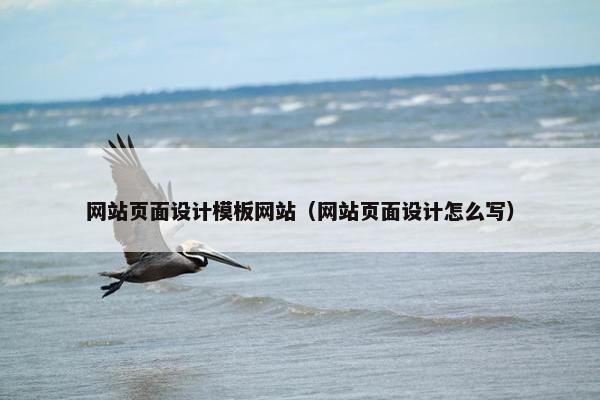 网站页面设计模板网站（网站页面设计怎么写）-第1张图片-冷动云