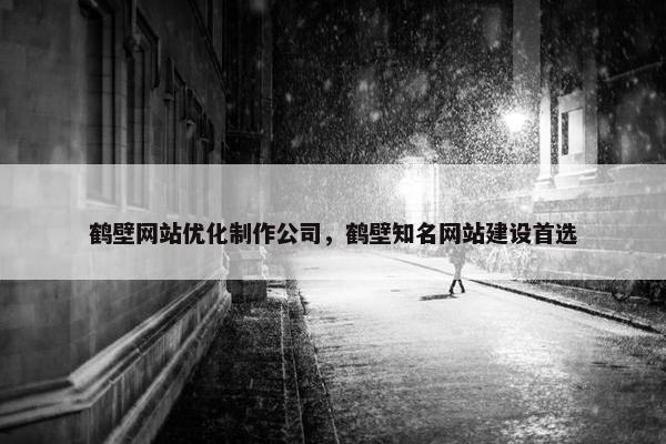 鹤壁网站优化制作公司，鹤壁知名网站建设首选-第1张图片-冷动云