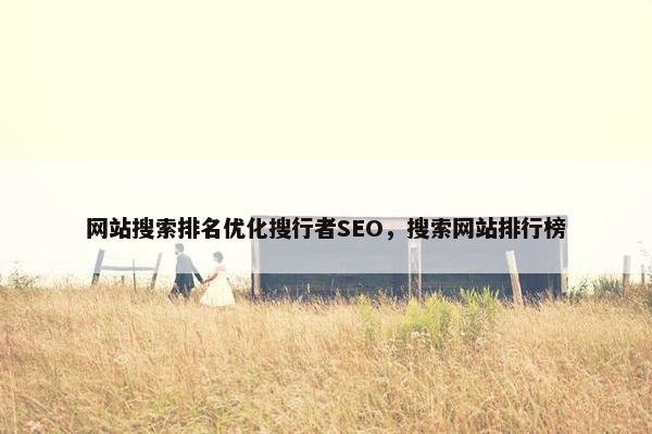 网站搜索排名优化搜行者SEO，搜索网站排行榜-第1张图片-冷动云