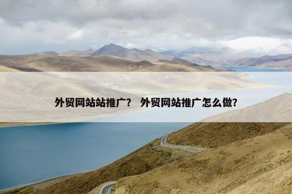 外贸网站站推广？ 外贸网站推广怎么做？-第1张图片-冷动云