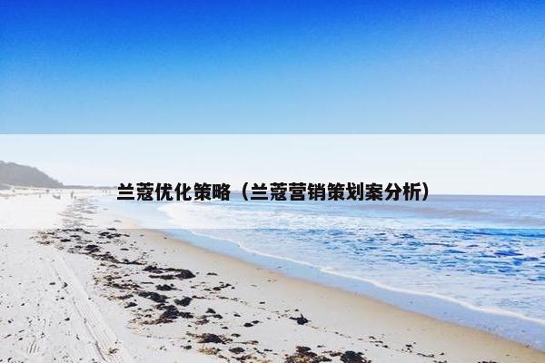 兰蔻优化策略（兰蔻营销策划案分析）-第1张图片-冷动云
