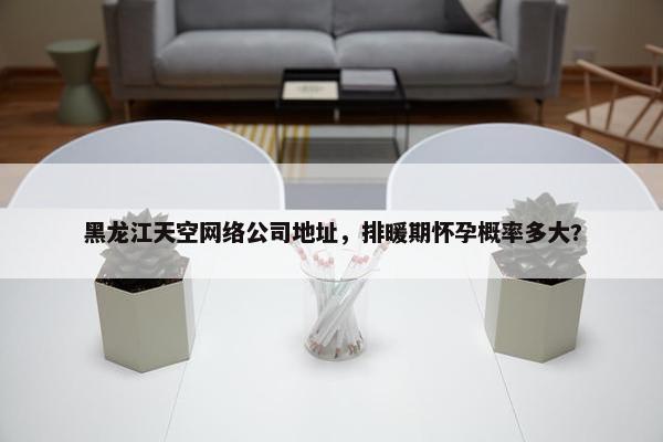 黑龙江天空网络公司地址，排暖期怀孕概率多大?-第1张图片-冷动云