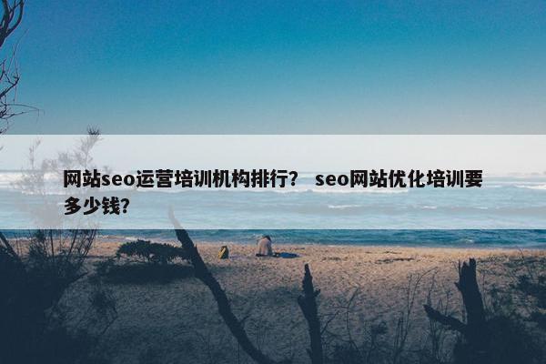 网站seo运营培训机构排行？ seo网站优化培训要多少钱？-第1张图片-冷动云