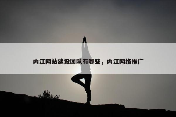 内江网站建设团队有哪些，内江网络推广-第1张图片-冷动云