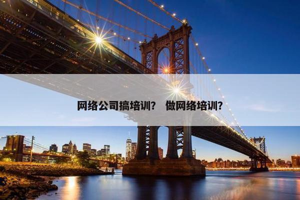网络公司搞培训？ 做网络培训？-第1张图片-冷动云